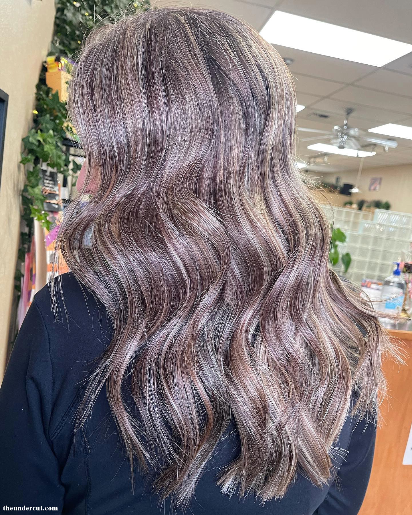 Seamless Icy Gray Hair Blend