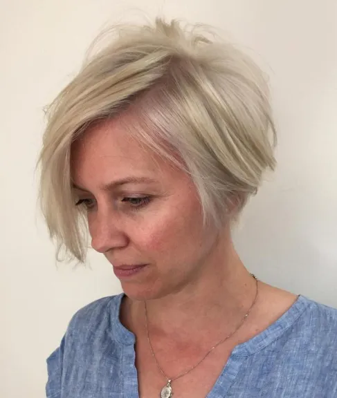 Short Asymmetrical Bob