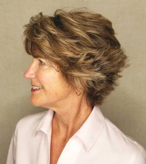 Short Choppy Hairstyle for Thick Hair