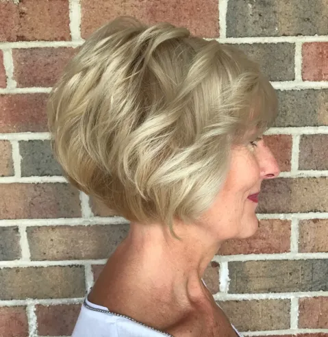 Soft Feminine Curly Bob