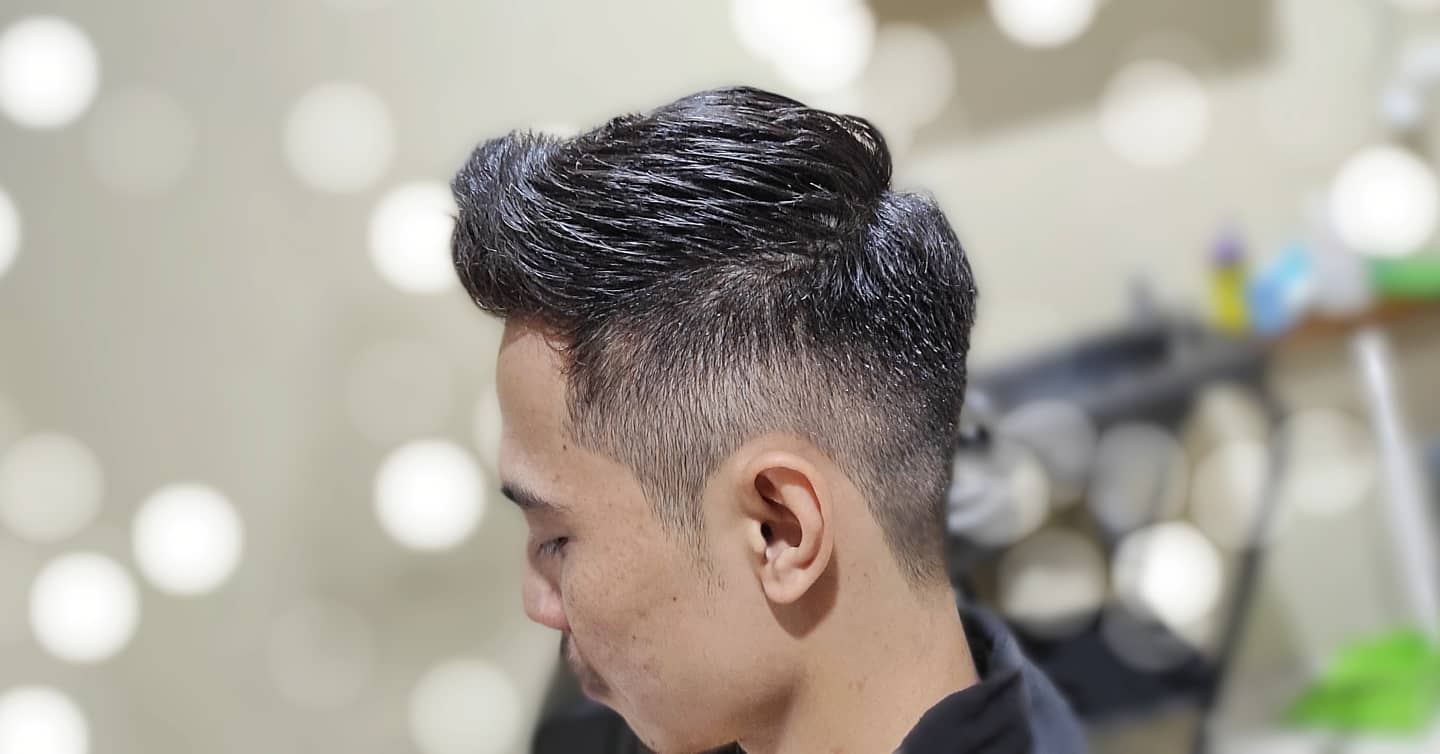 Spiky Hairstyle With A Fade