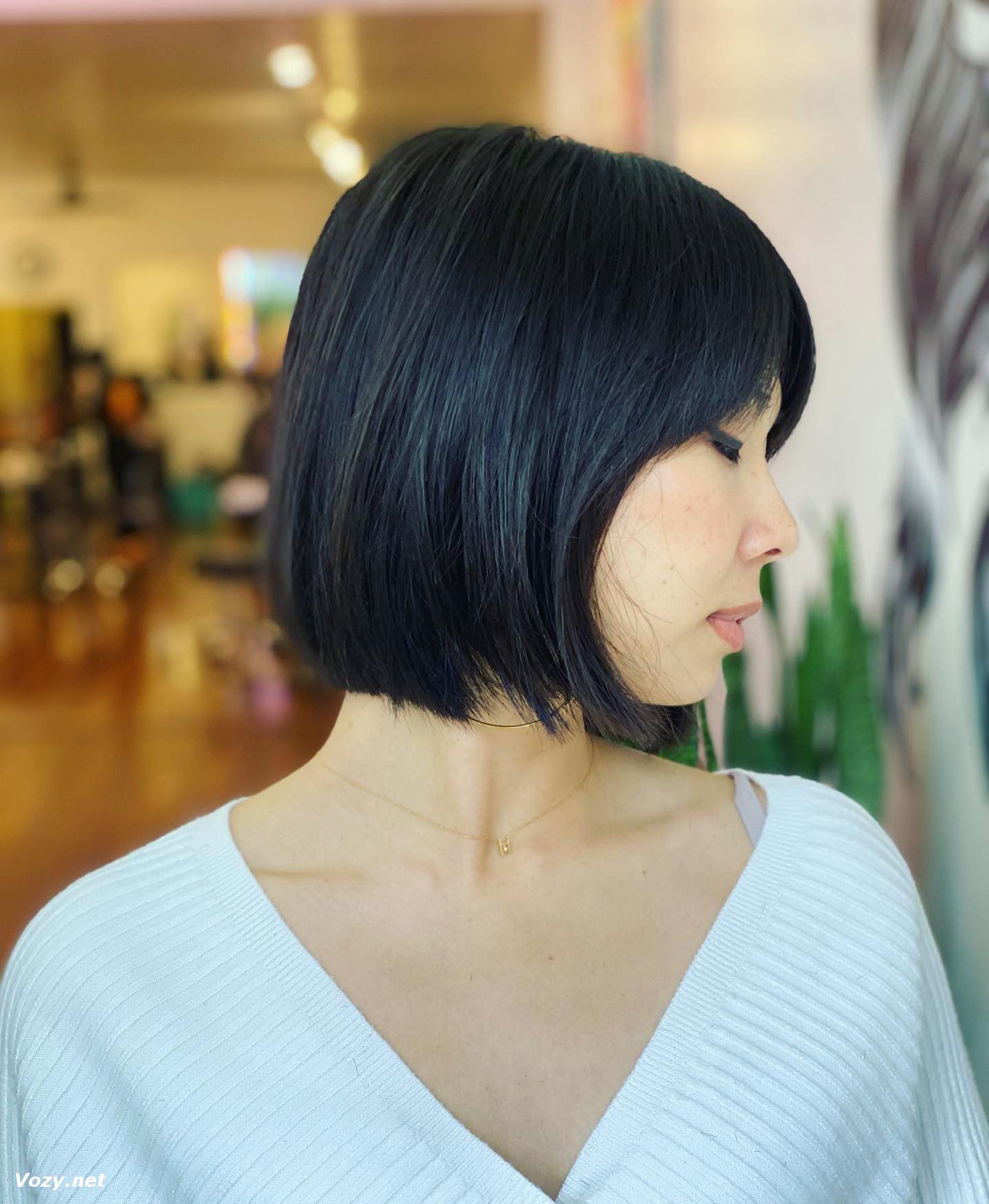 Straight Defined Razor Bob