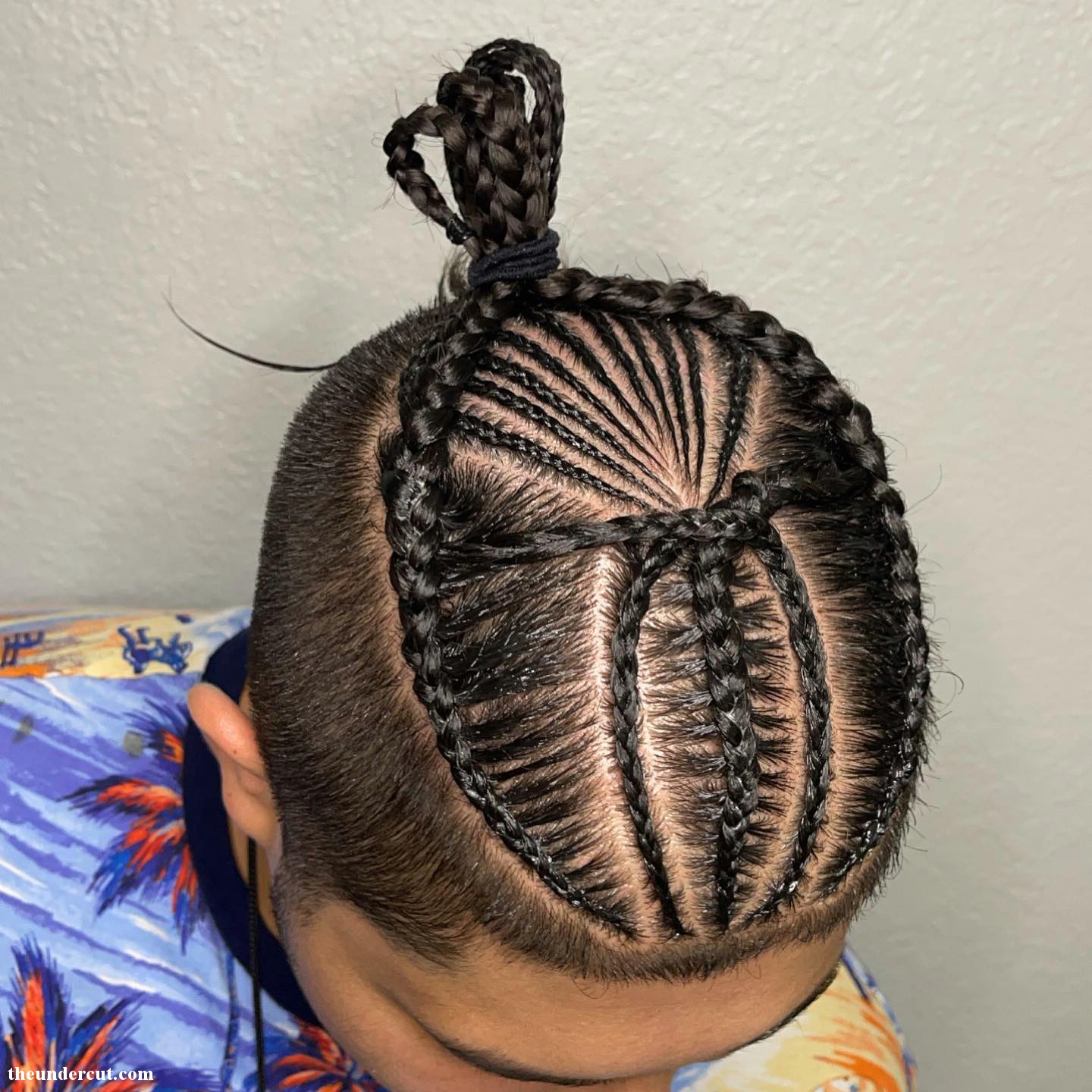 Thin Hair Mens Braided Look