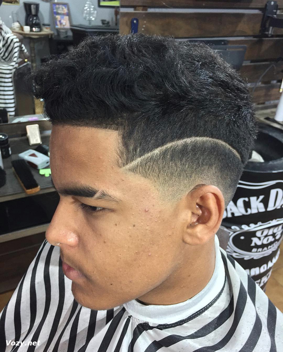 Vintage Mens Hair With A Detail