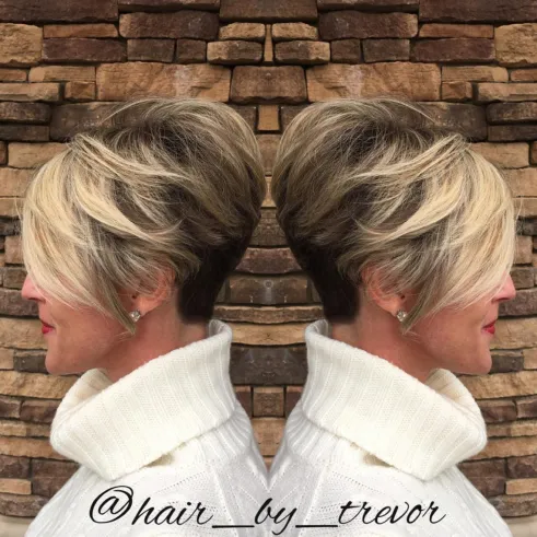 Voluminous Two Tone Cut