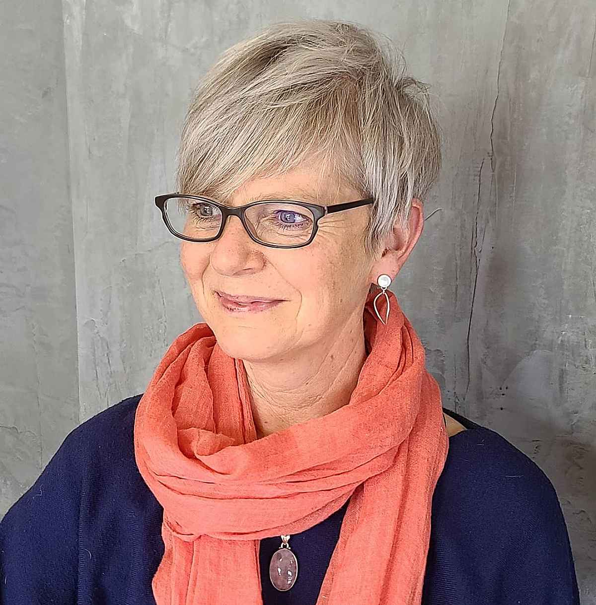 audrey hepburn inspired pixie for seniors over 70