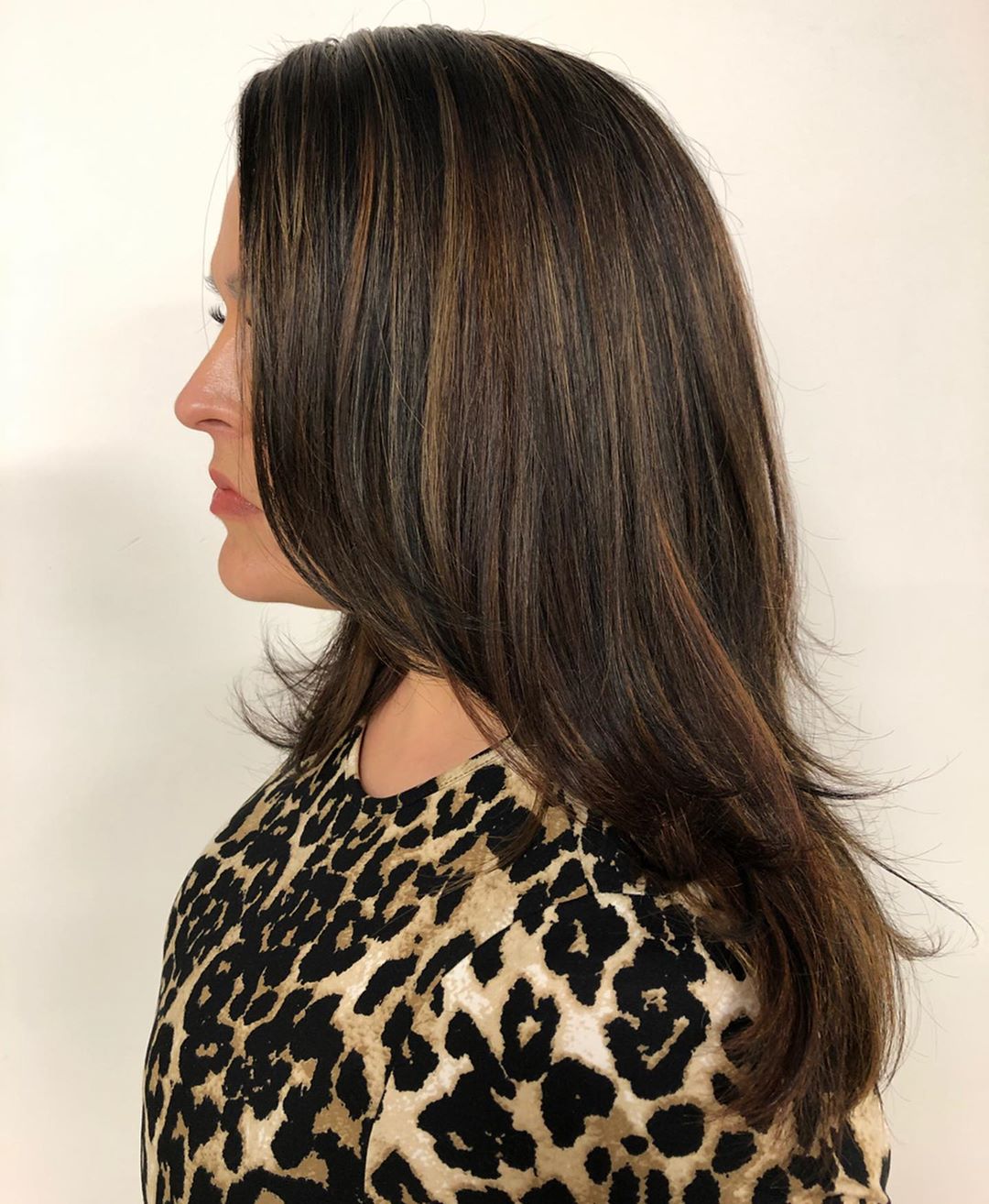 black and brown balayage
