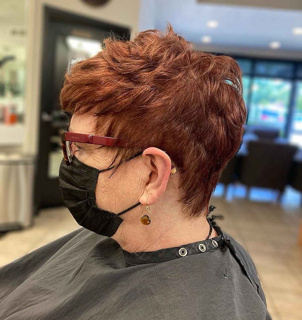 cinnamon fall hair color for 70 year olds