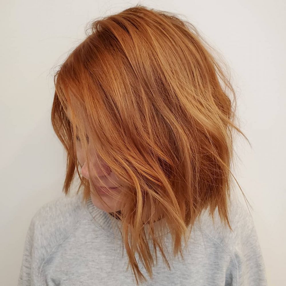 copper layered bob