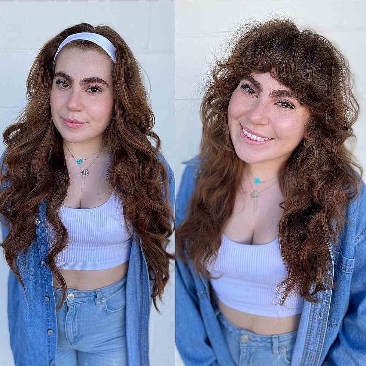 curly long shag
