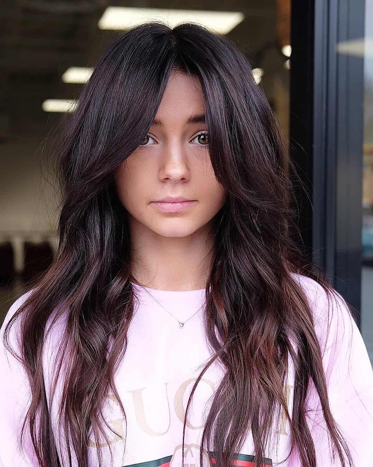 curtain bangs for long hair