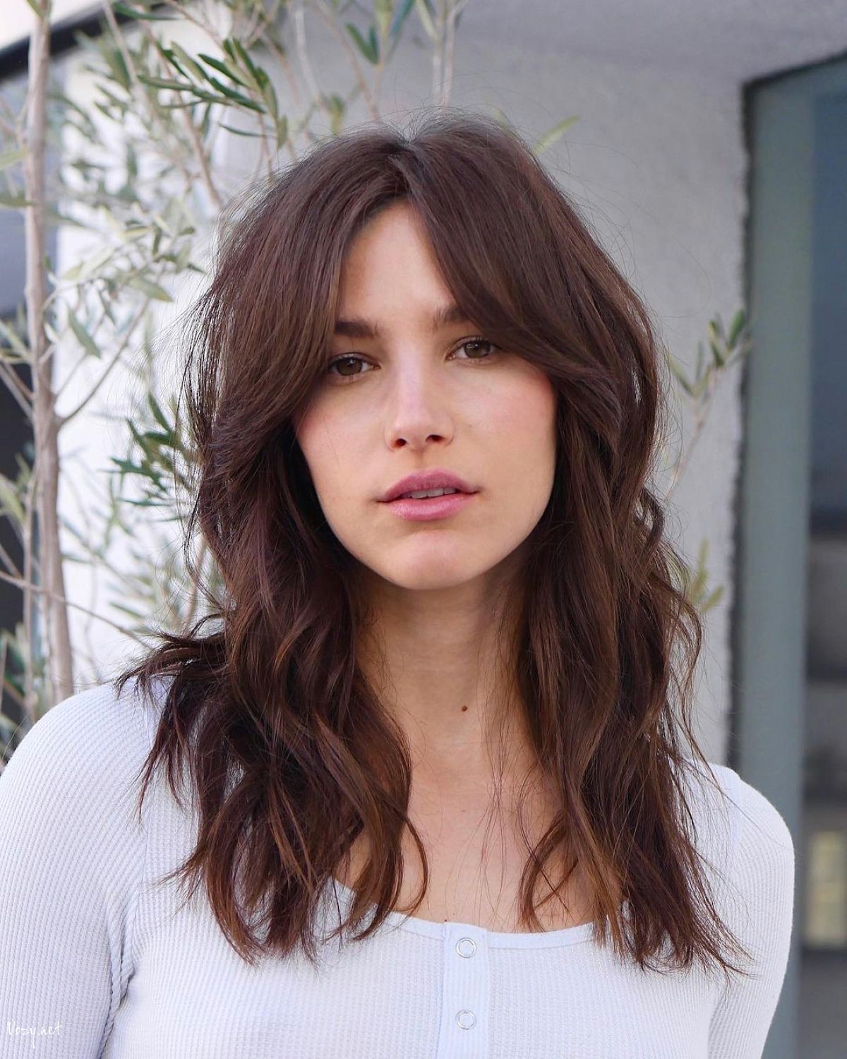 curtain bangs for square faces