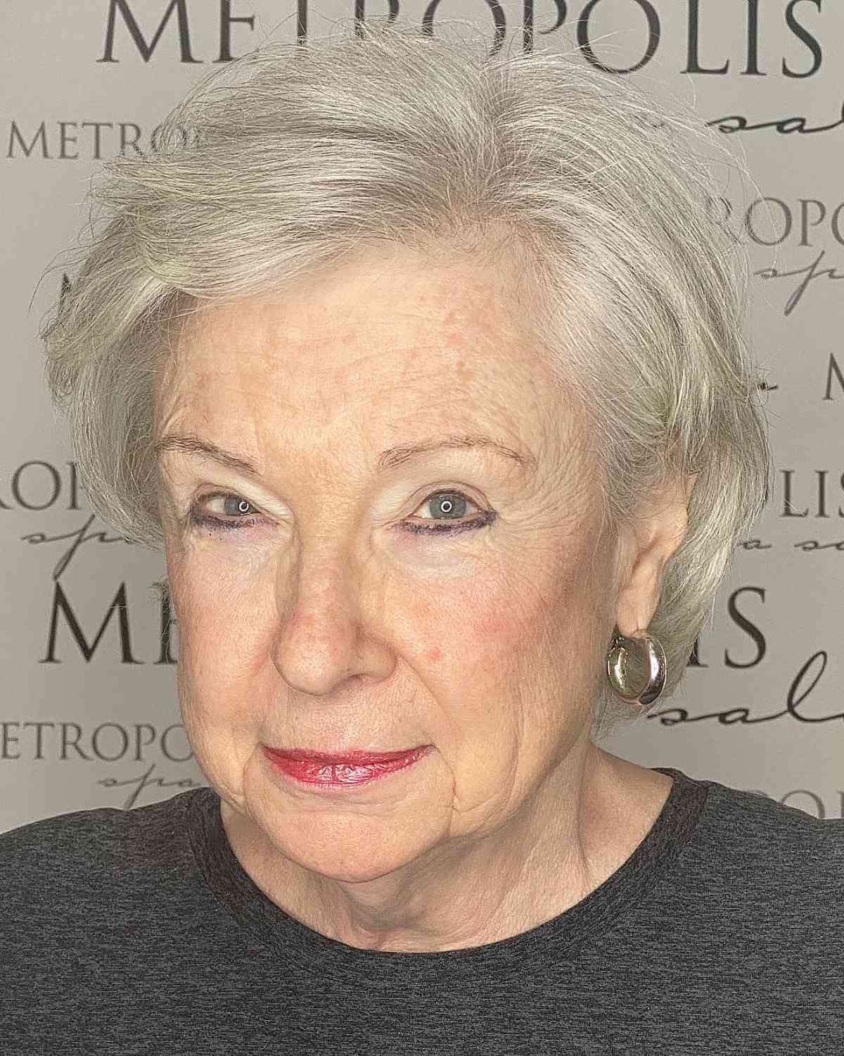 cute layered bob for 70 year olds with thinning hair