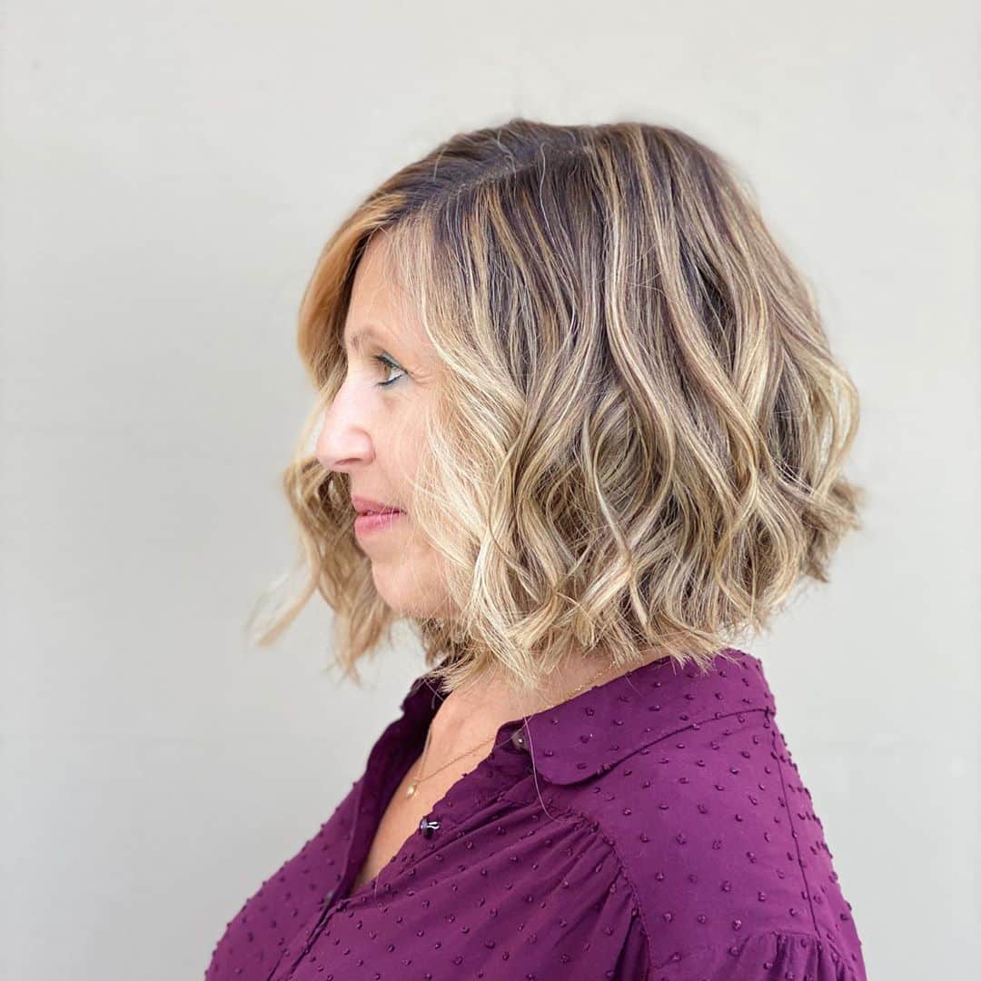 dimensional bronde for a woman over 50