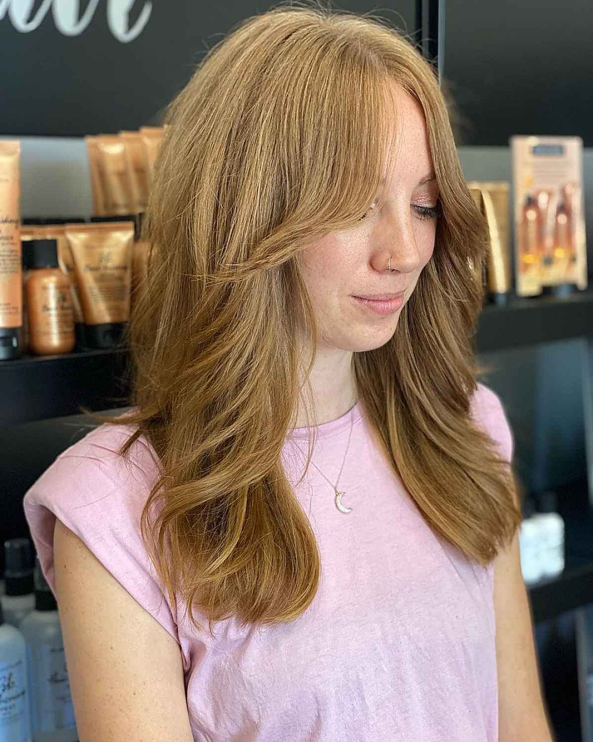 face framing layers hairstyle