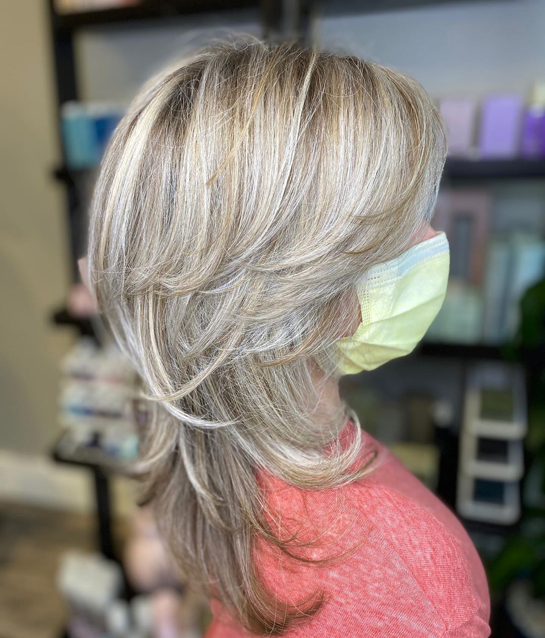 feathered shag for women 50 plus and fine hair