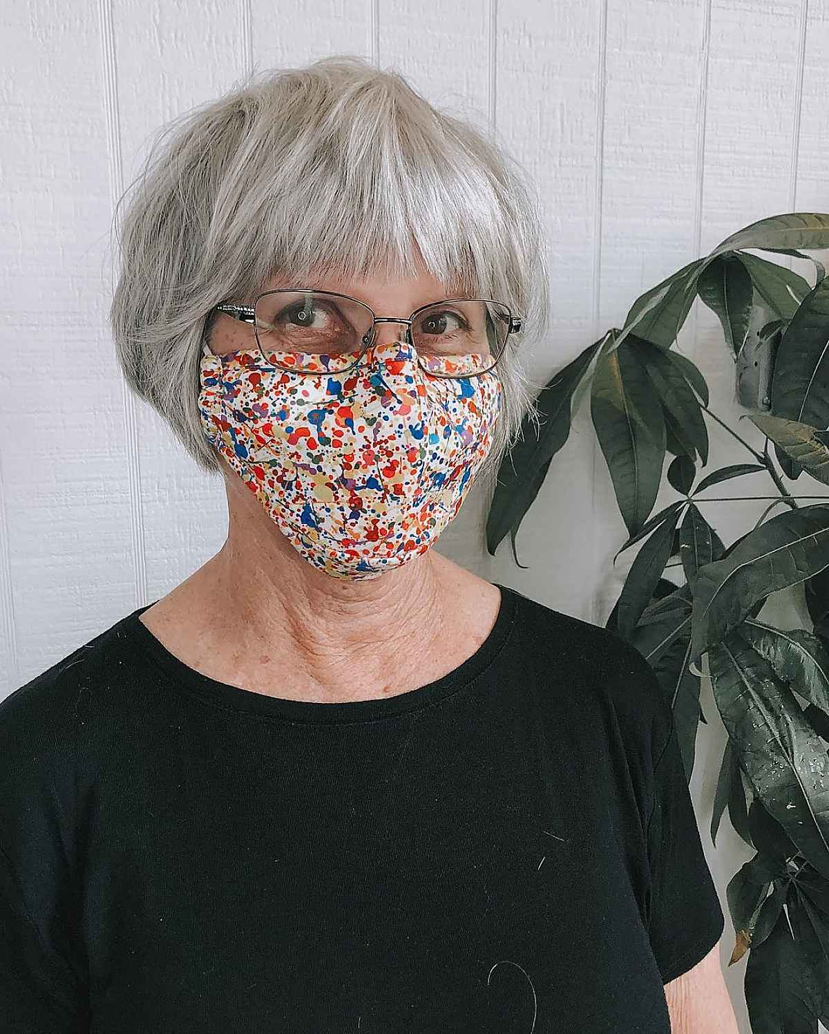 french bob with bangs for women over seventy