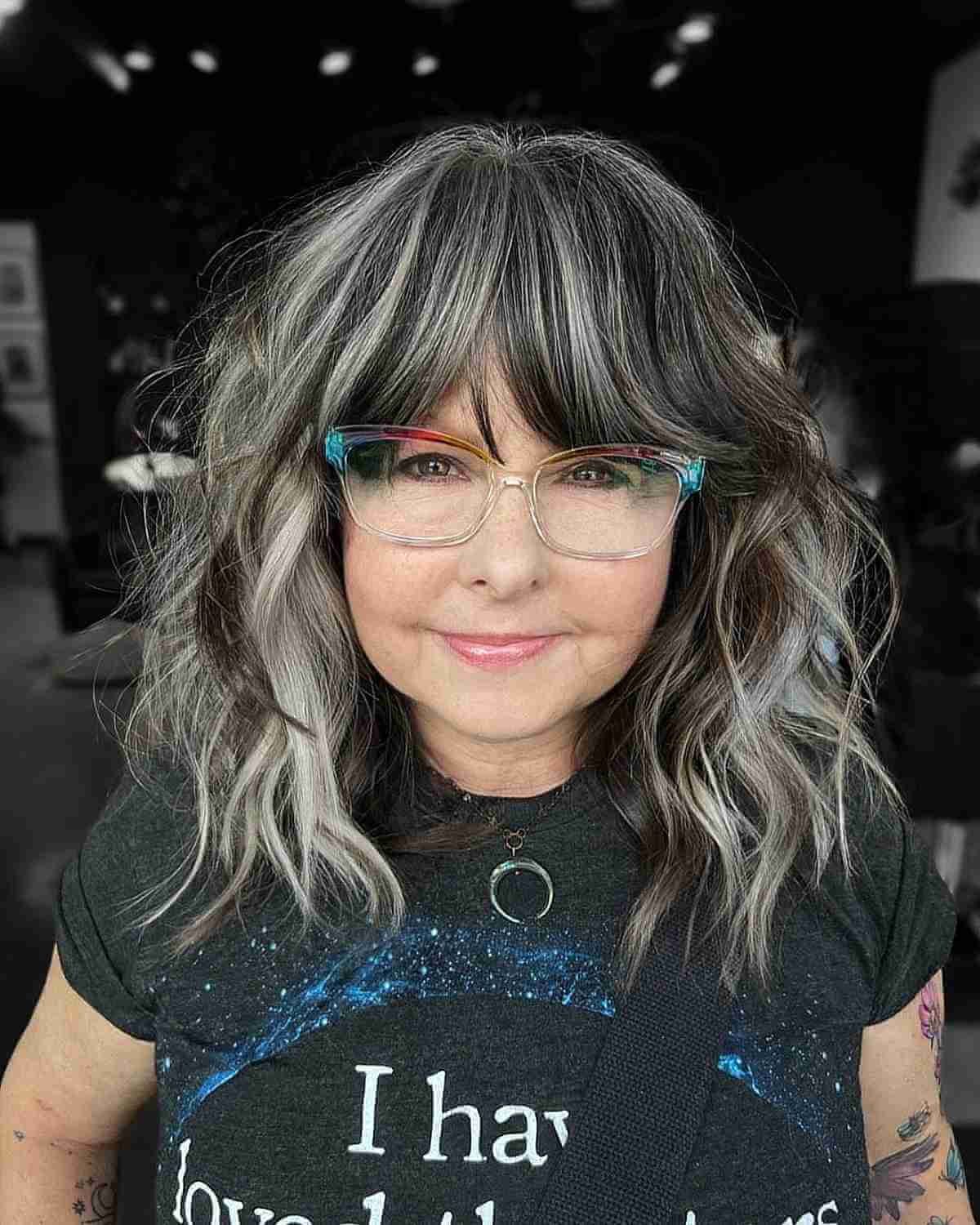 grey blending for older women