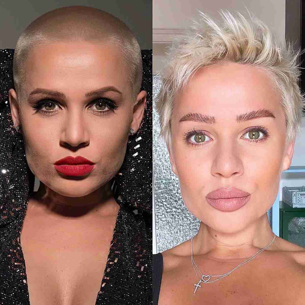 growing out a pixie