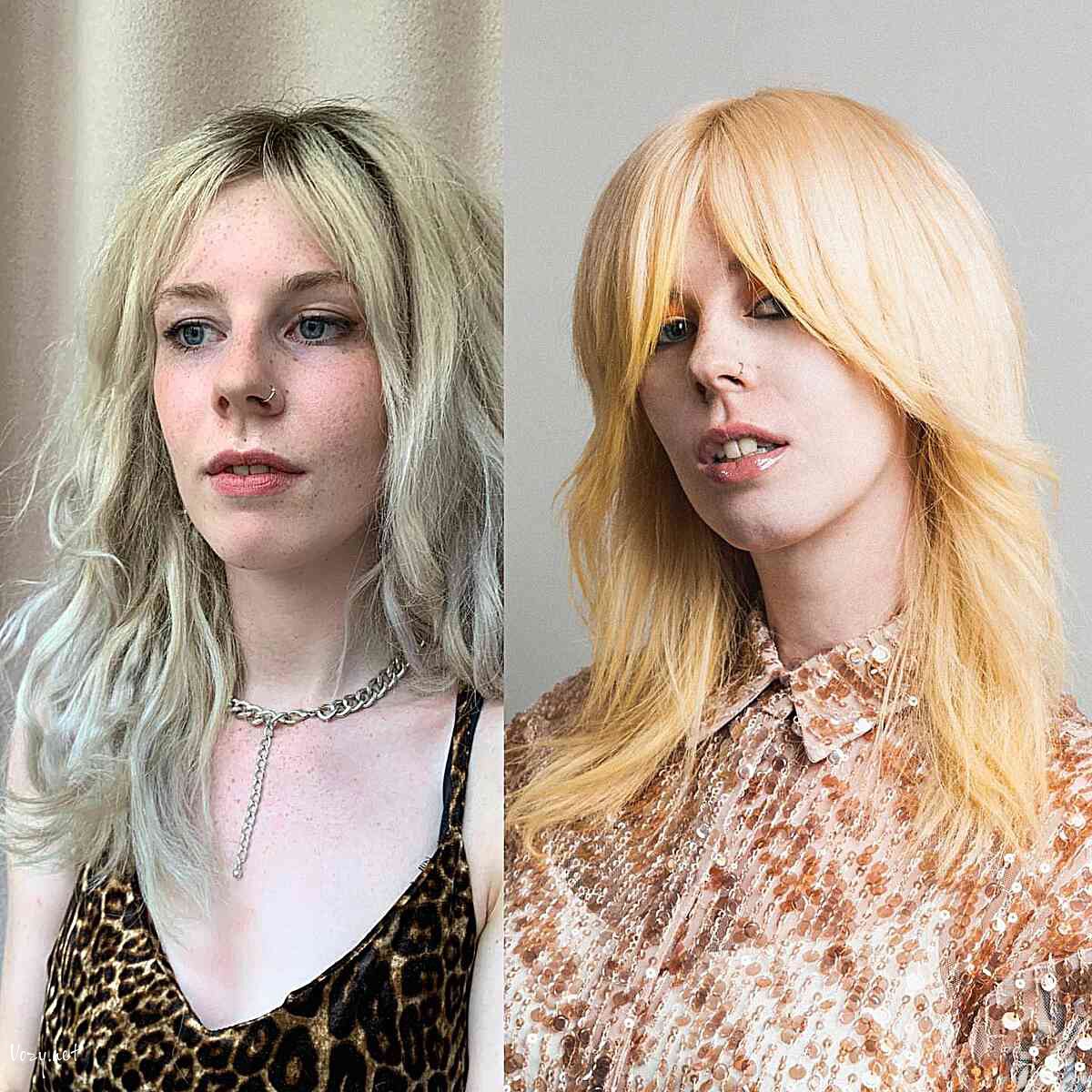 how to style a shag haircut