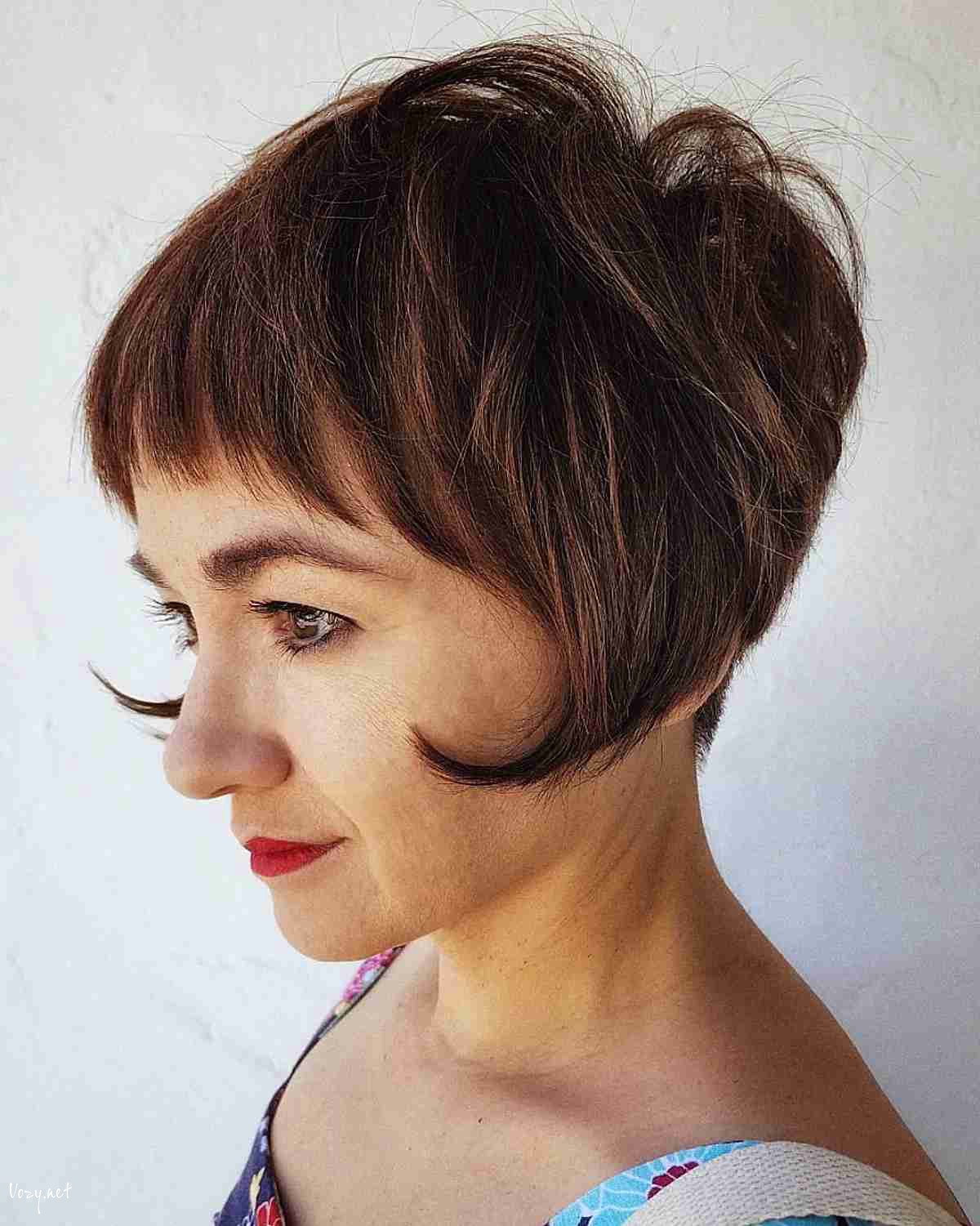 jaw length shag haircut