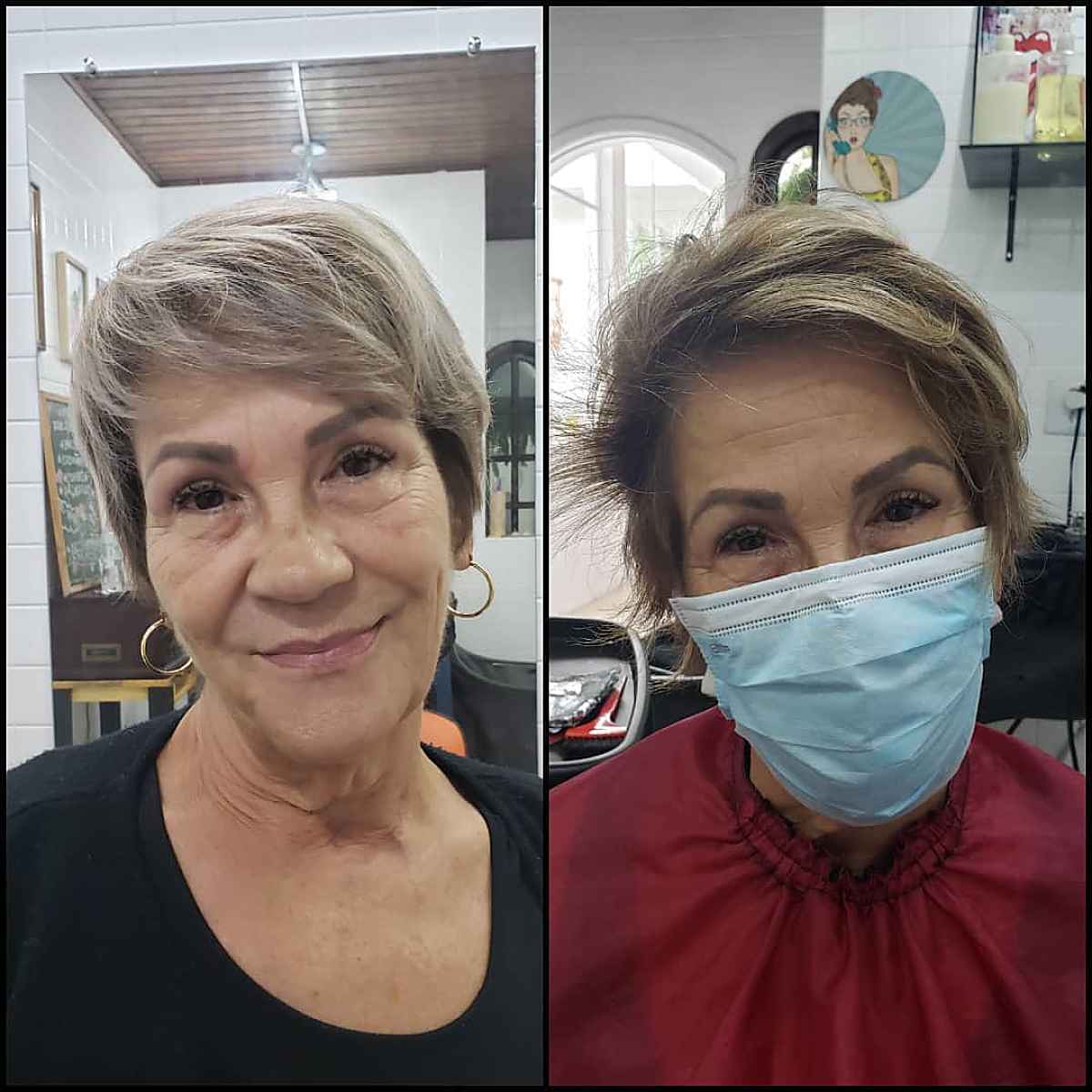 long pixie with bangs for 70 year old ladies