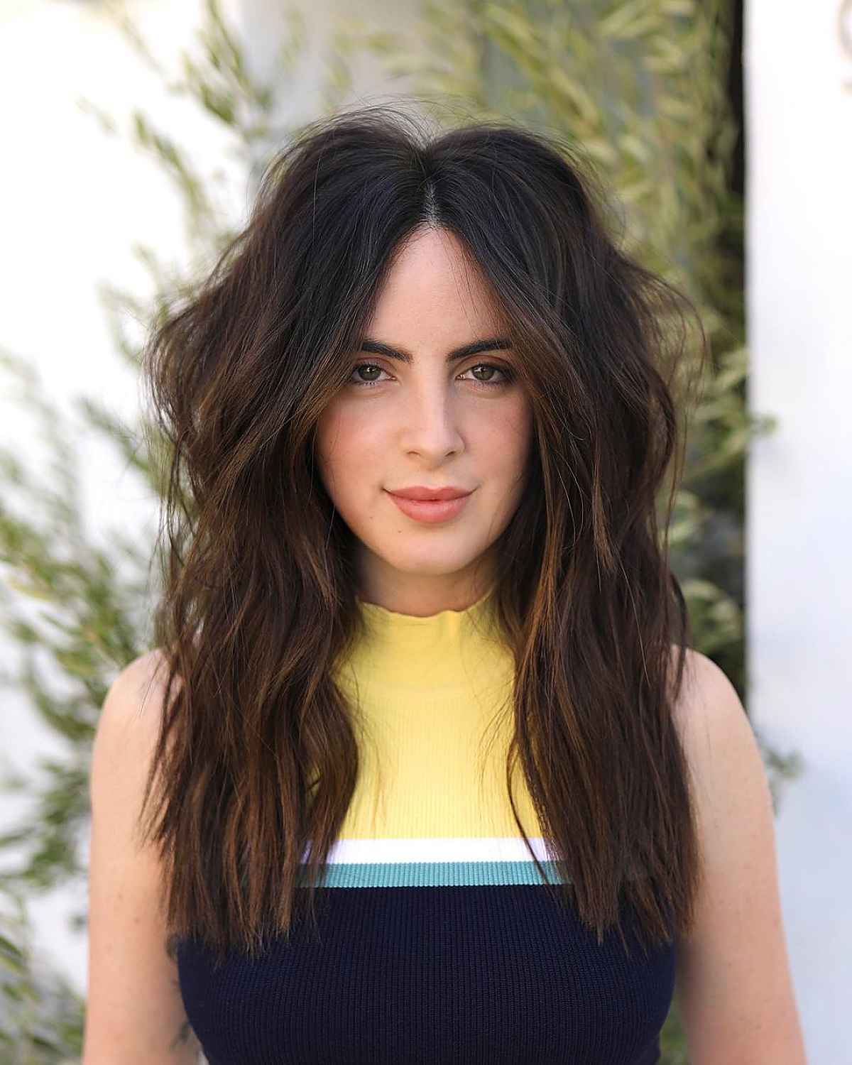 long shag with no bangs