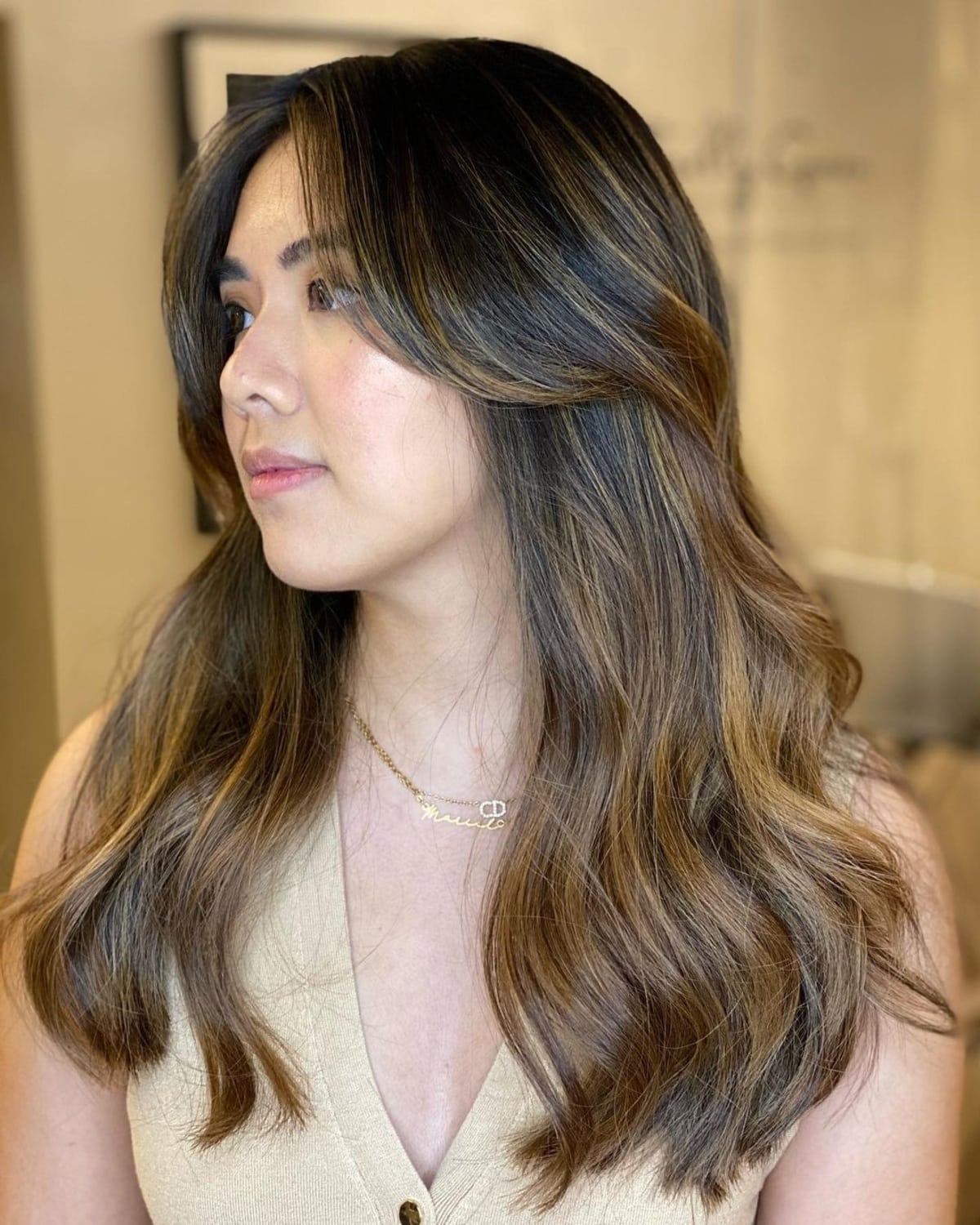 long thin curtain bangs
