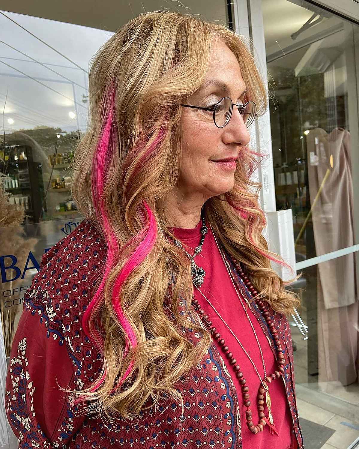 loose waves for thick hair for 60 year old women