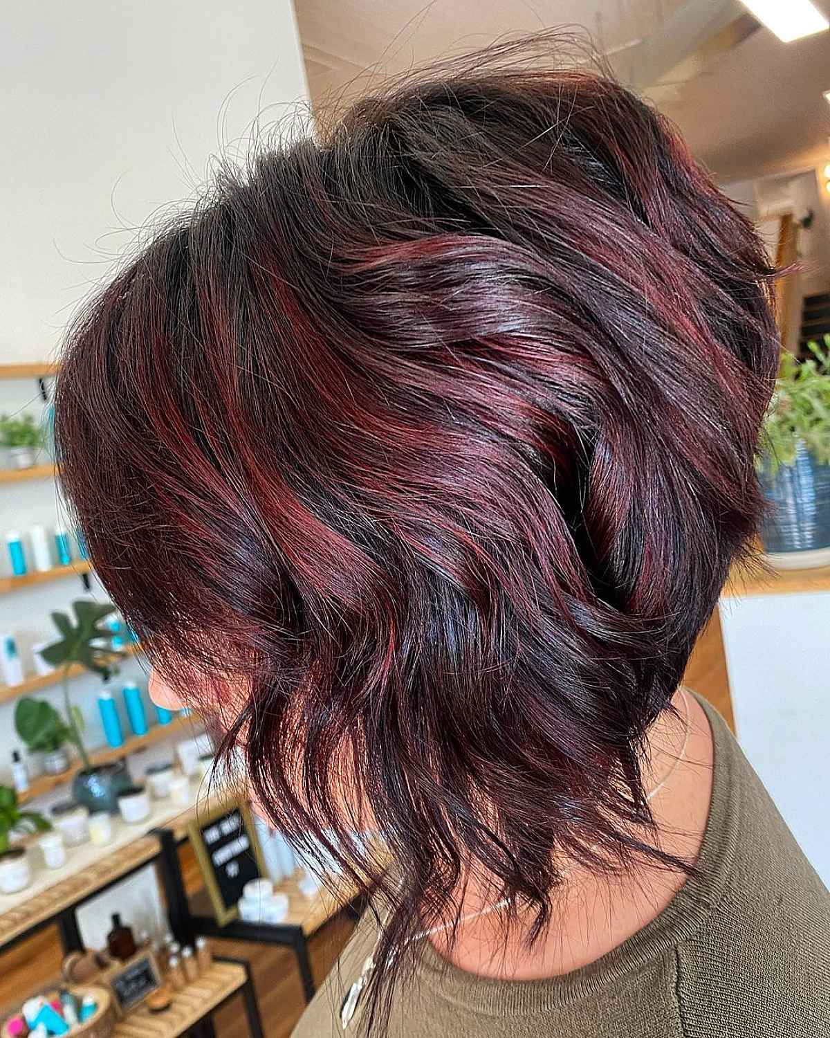 merlot wedge cut for 60 year old women