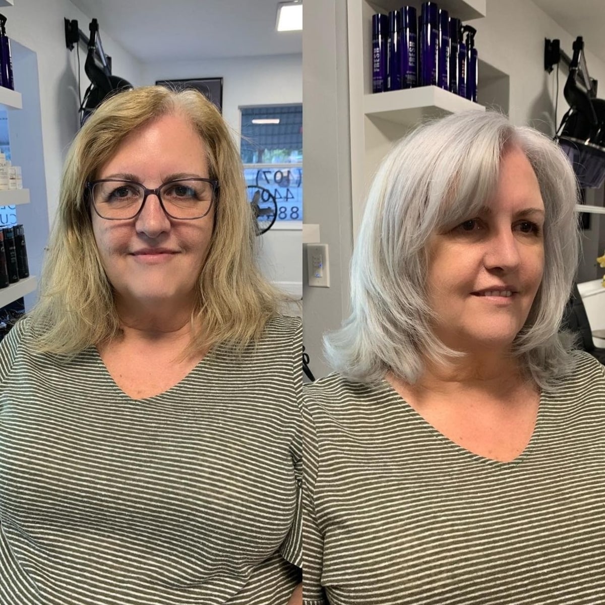 mid length chop for senior women