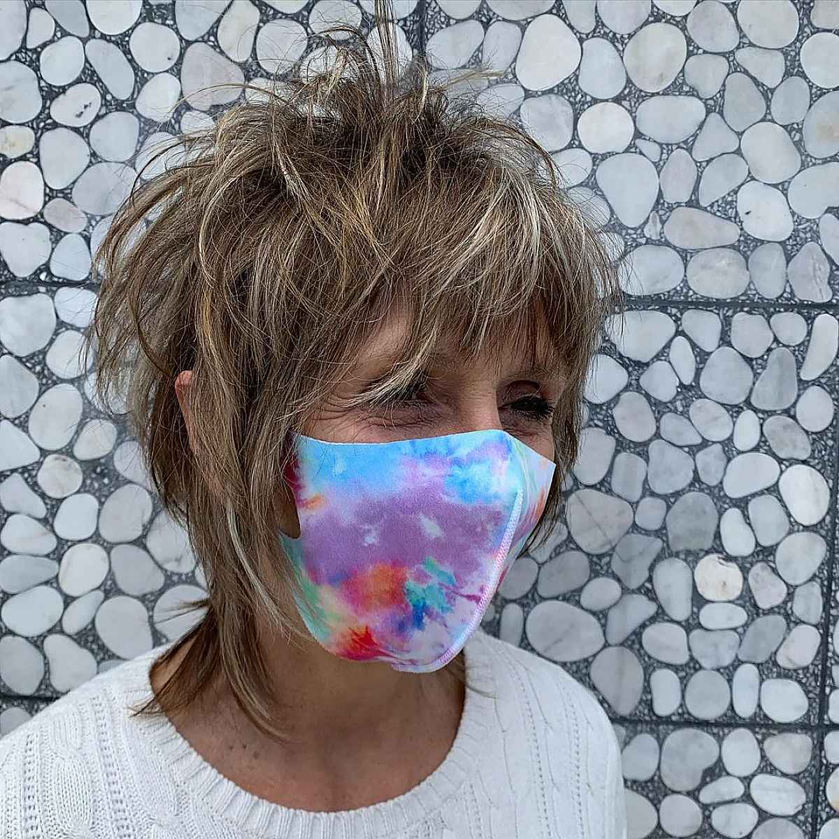 mullet pixie shag for 60 year old ladies
