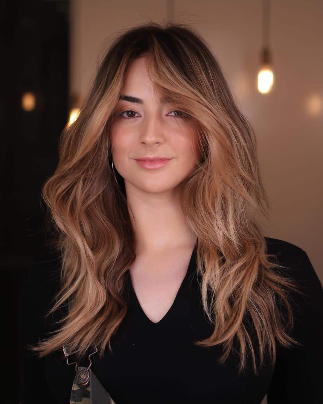 perfect shag for long thin hair