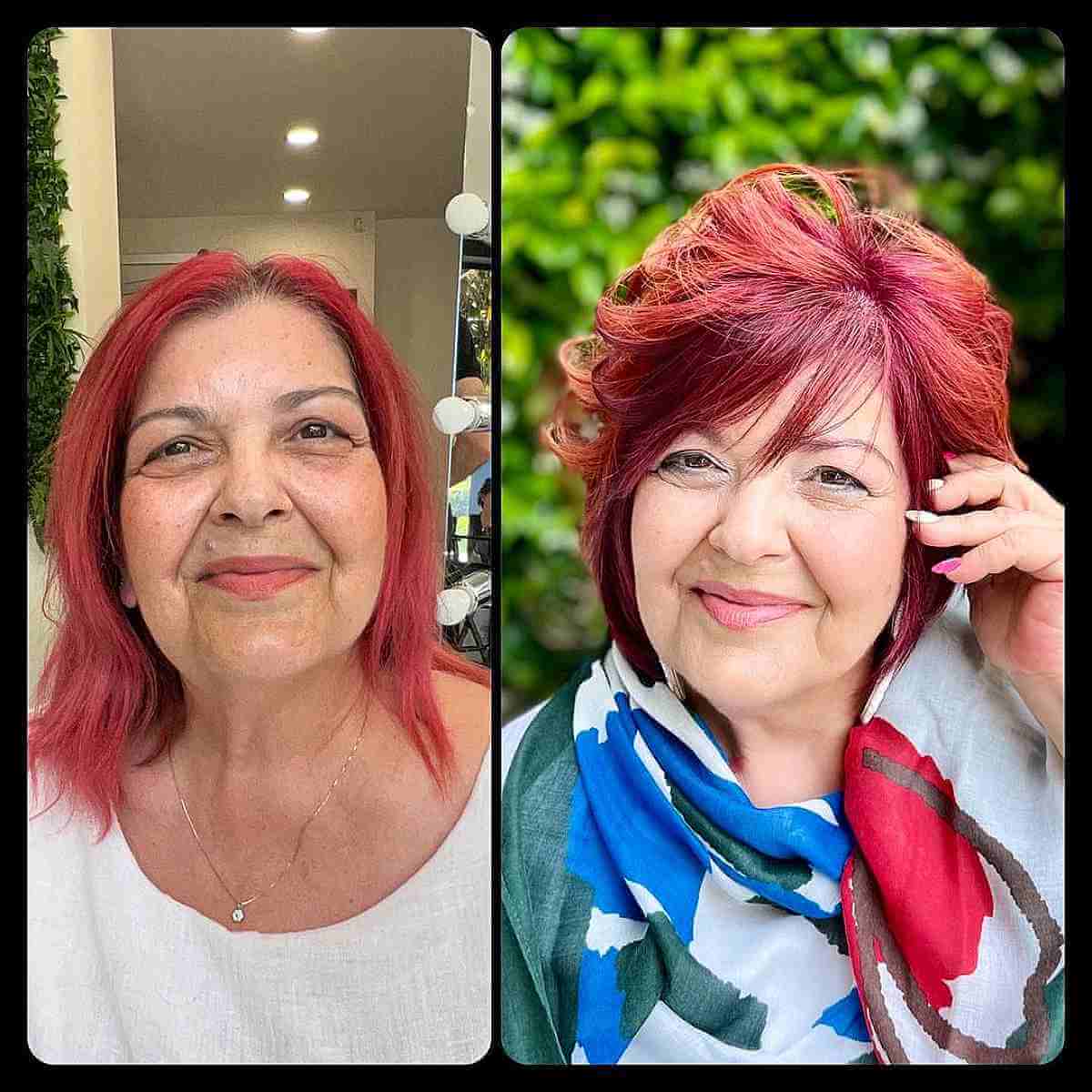 pixie bobstyle haircuts for older women