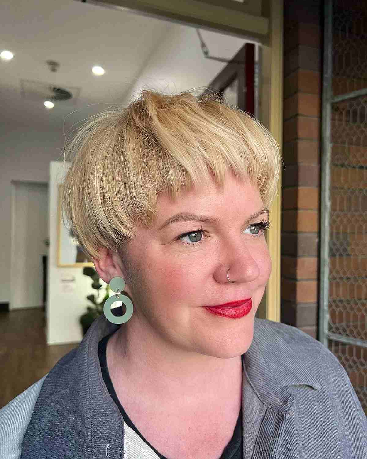 pixie bowl cut