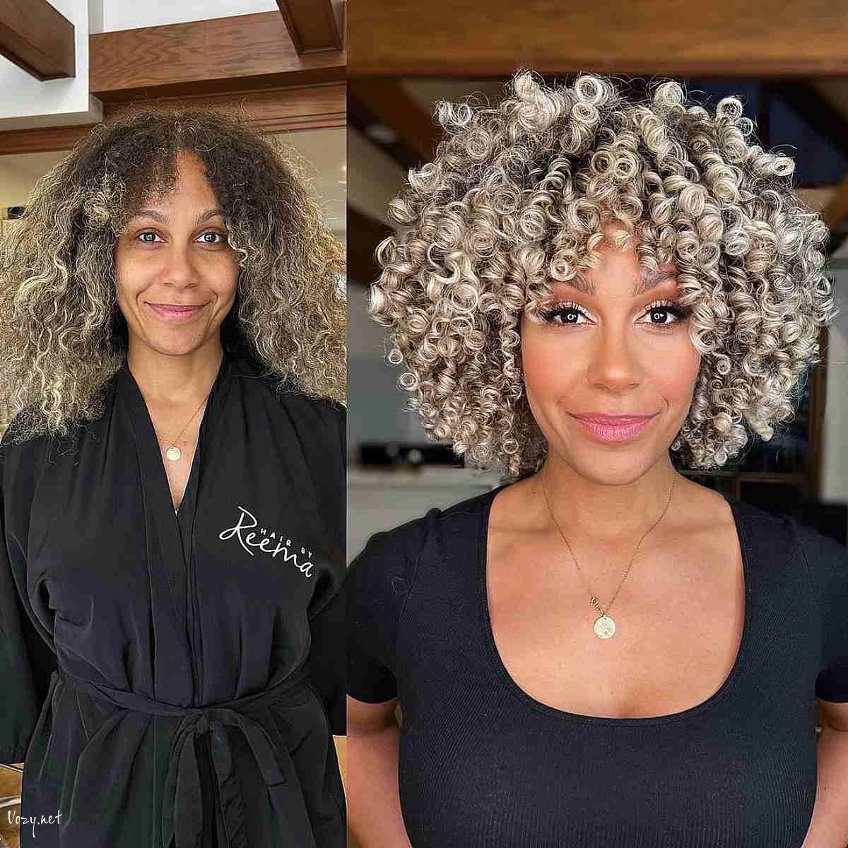 platinum highlights on layered coils