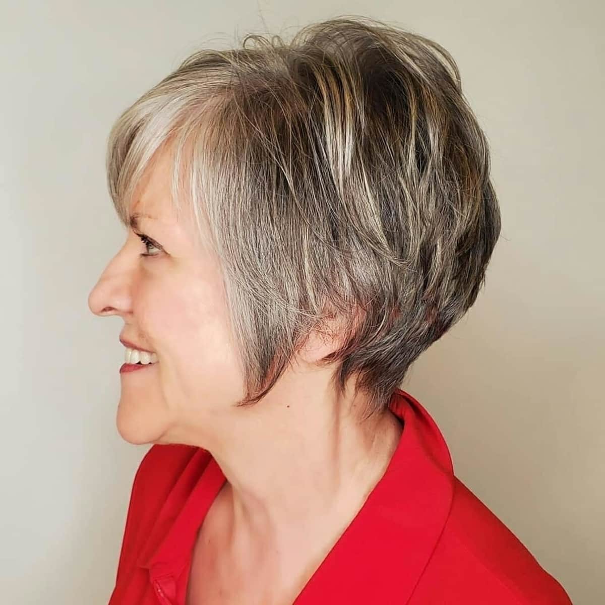 salt and pepper hair for grandmas
