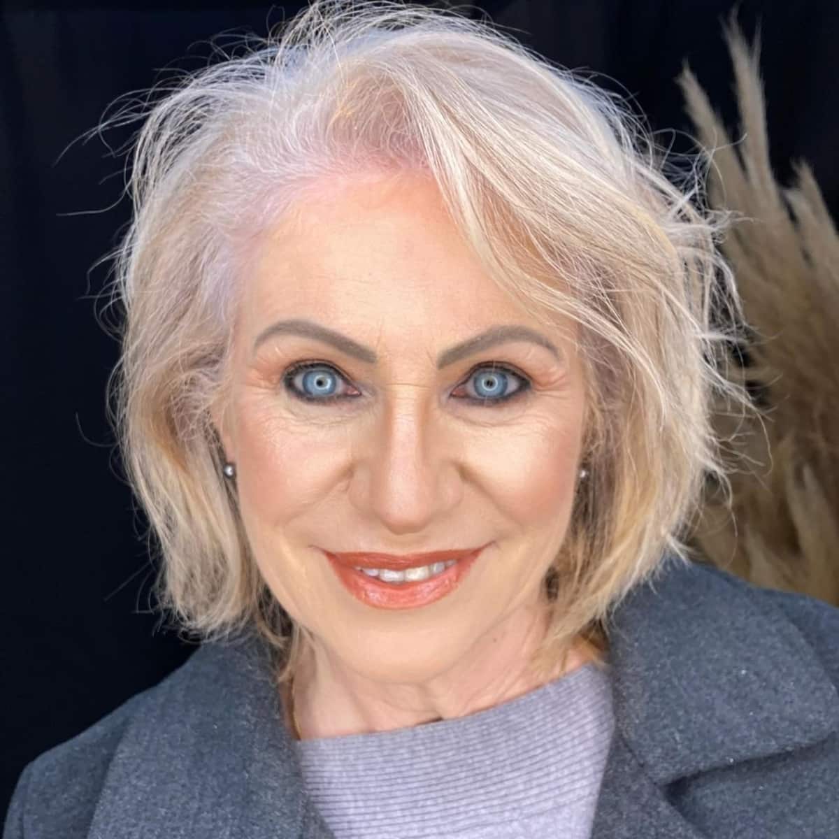sassy bob for edgy 60 year olds