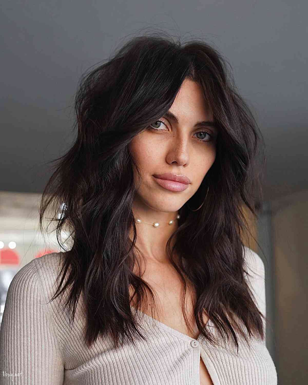 sassy shaggy style with curtain fringe
