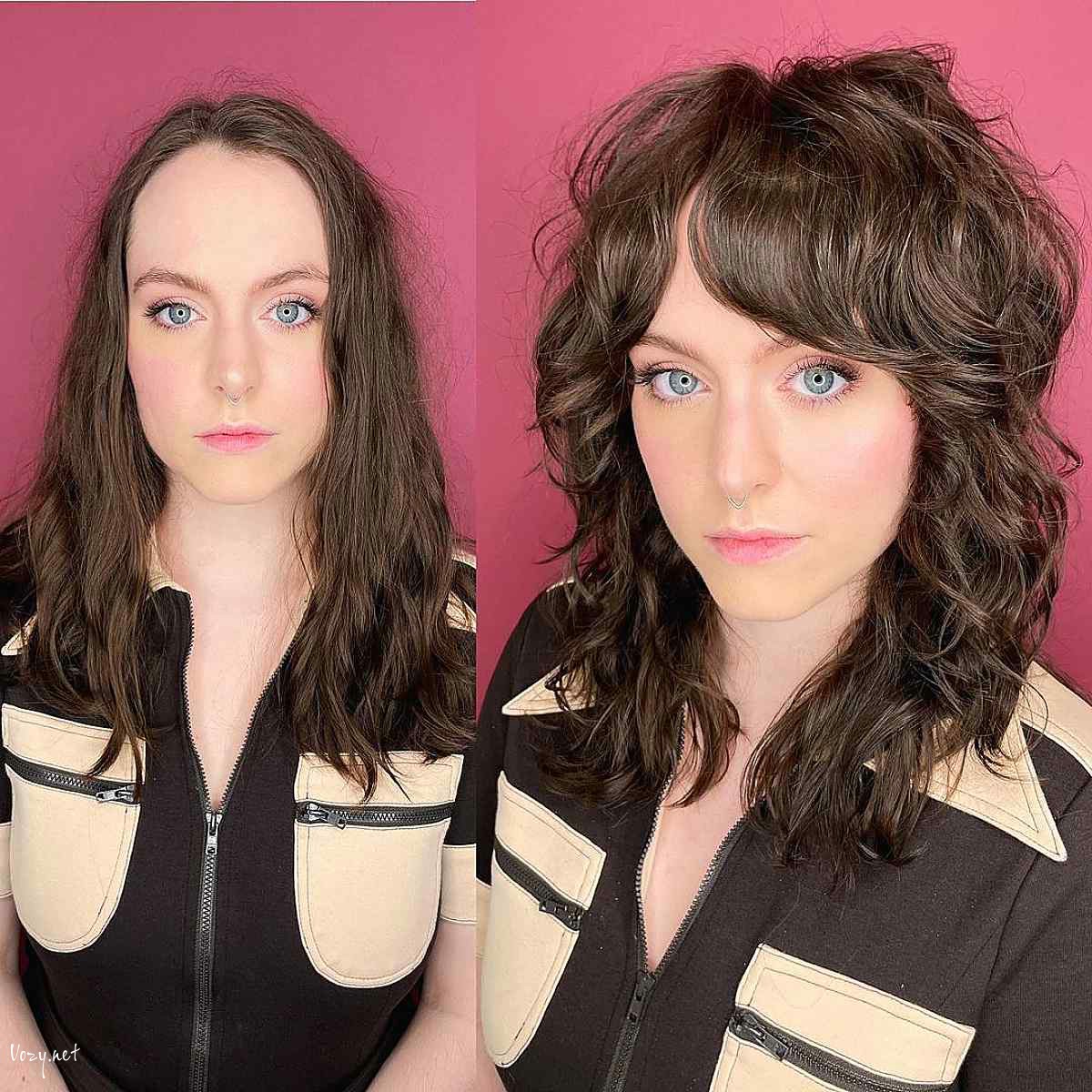 shag for women with big foreheads