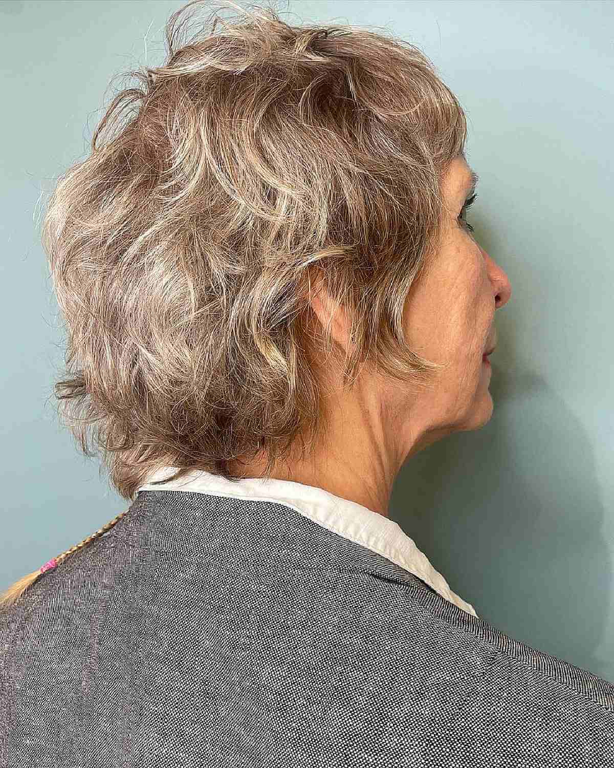 shaggy pixie bob hairstyle for women over sixty