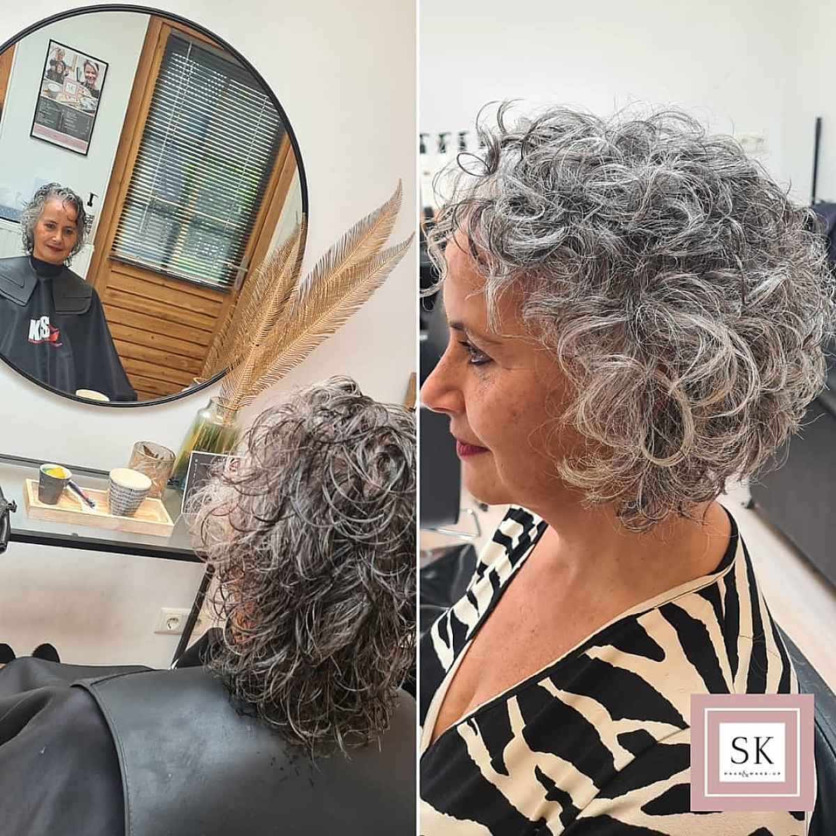 short bob for coarse hair for women passed 60
