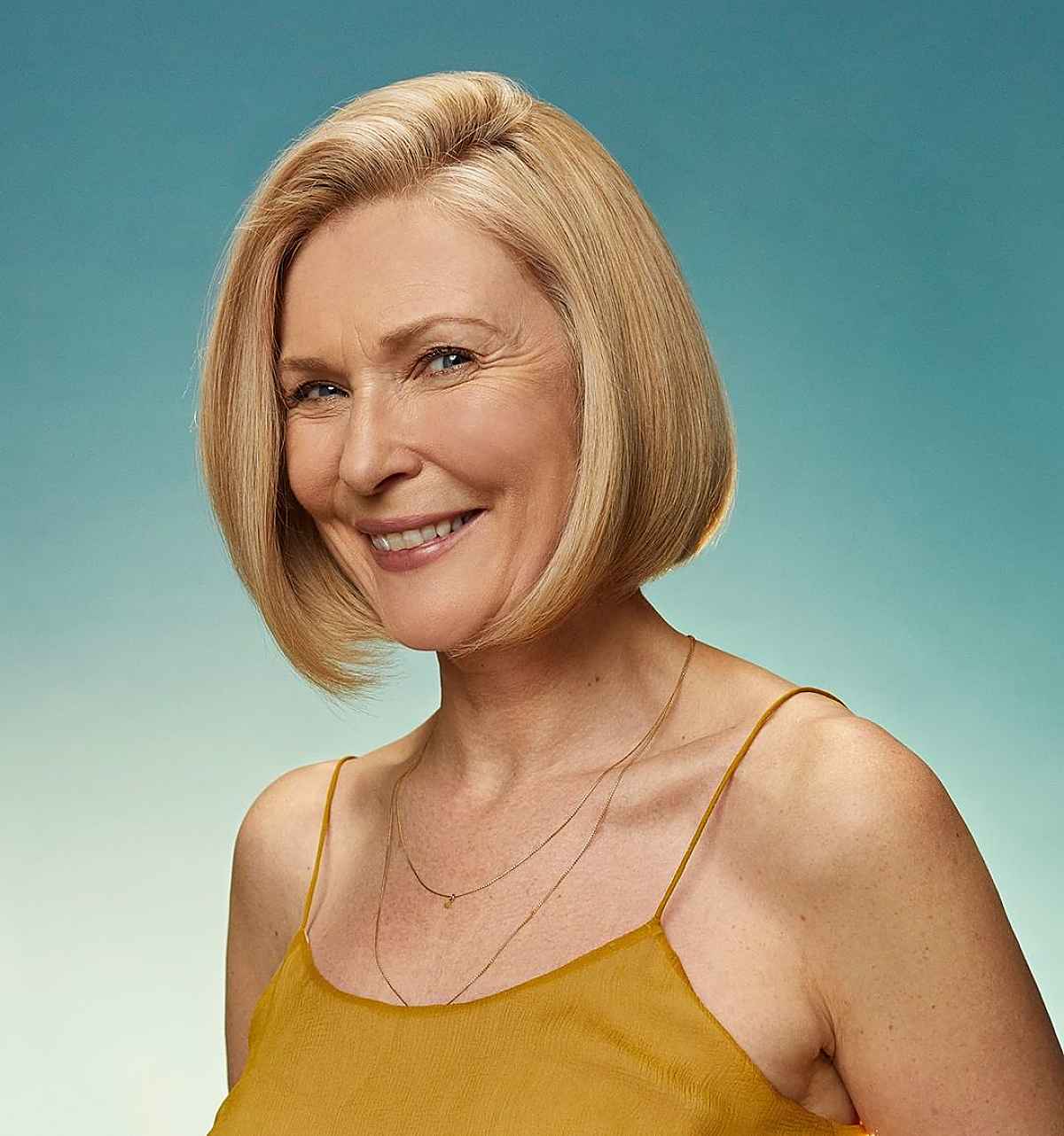 short bob for thin hair for ladies past 60