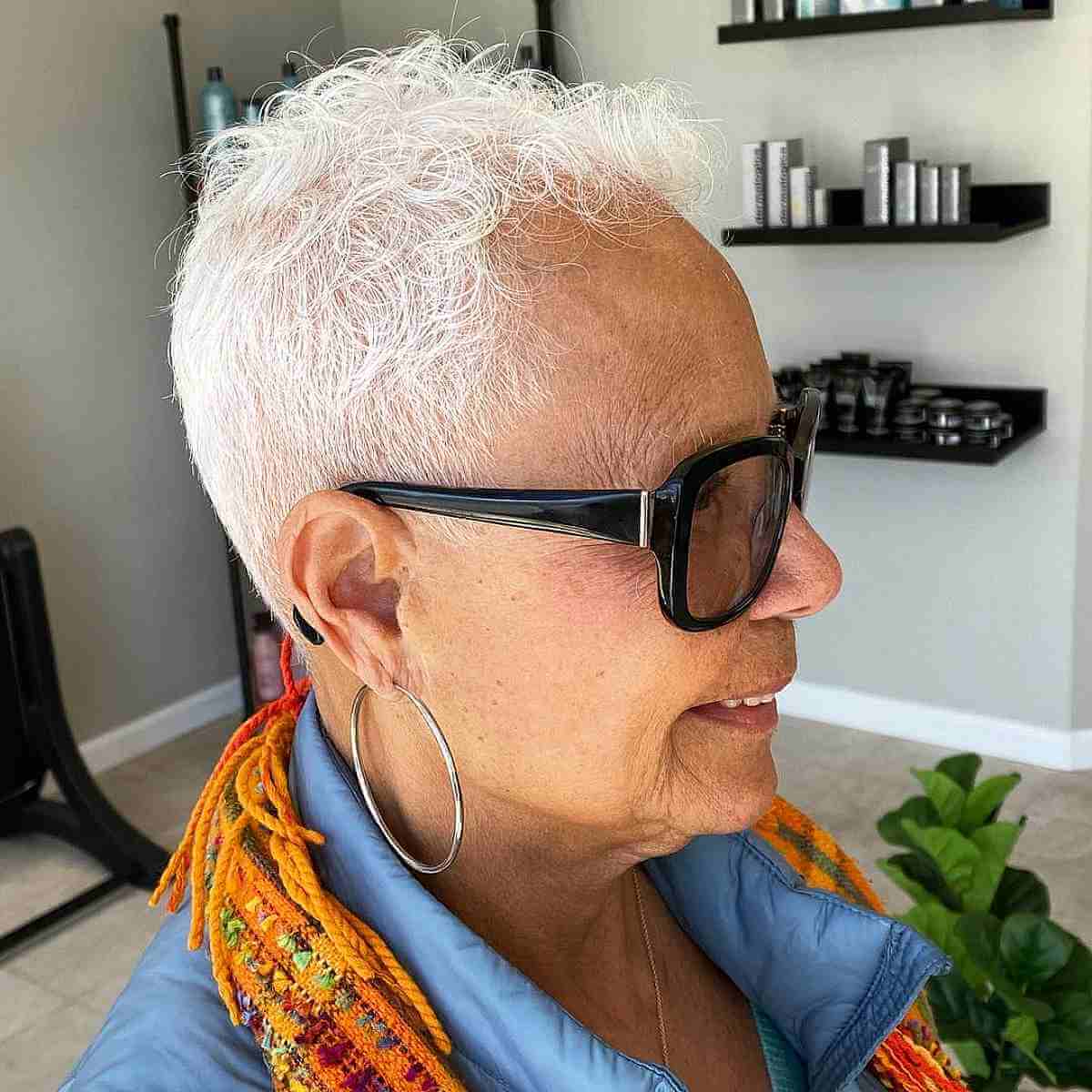 short cut for women over 70 with fine hair