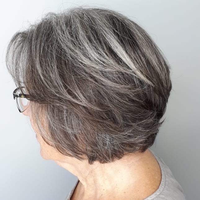 short layered bob for thin hair