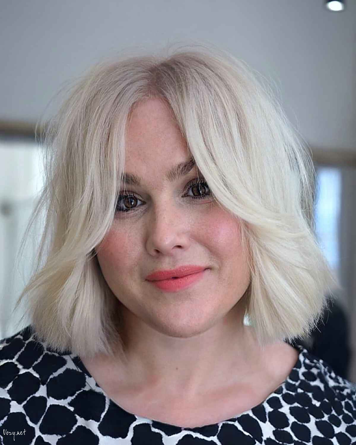 short shag with curtain bangs 1