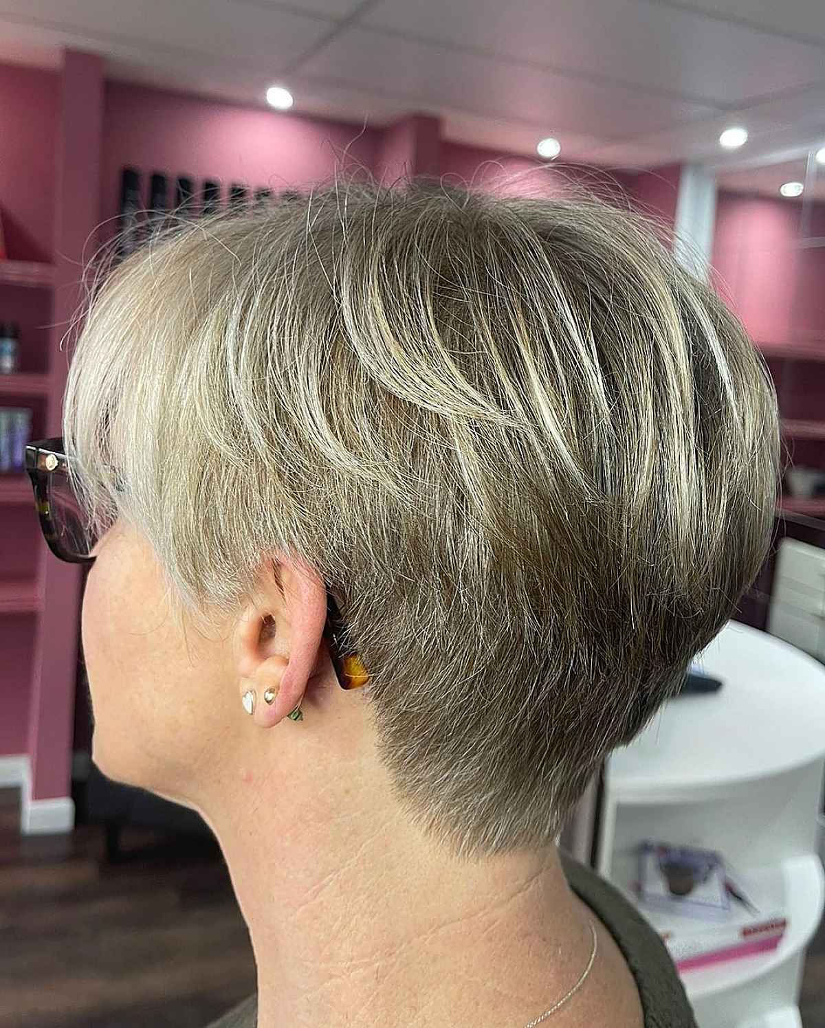 short tapered pixie for women aged 40 with thin hair