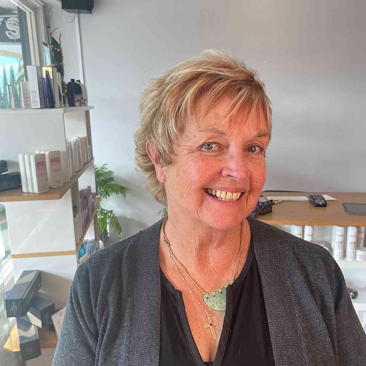 soft textured cut for senior citizens in their seventies
