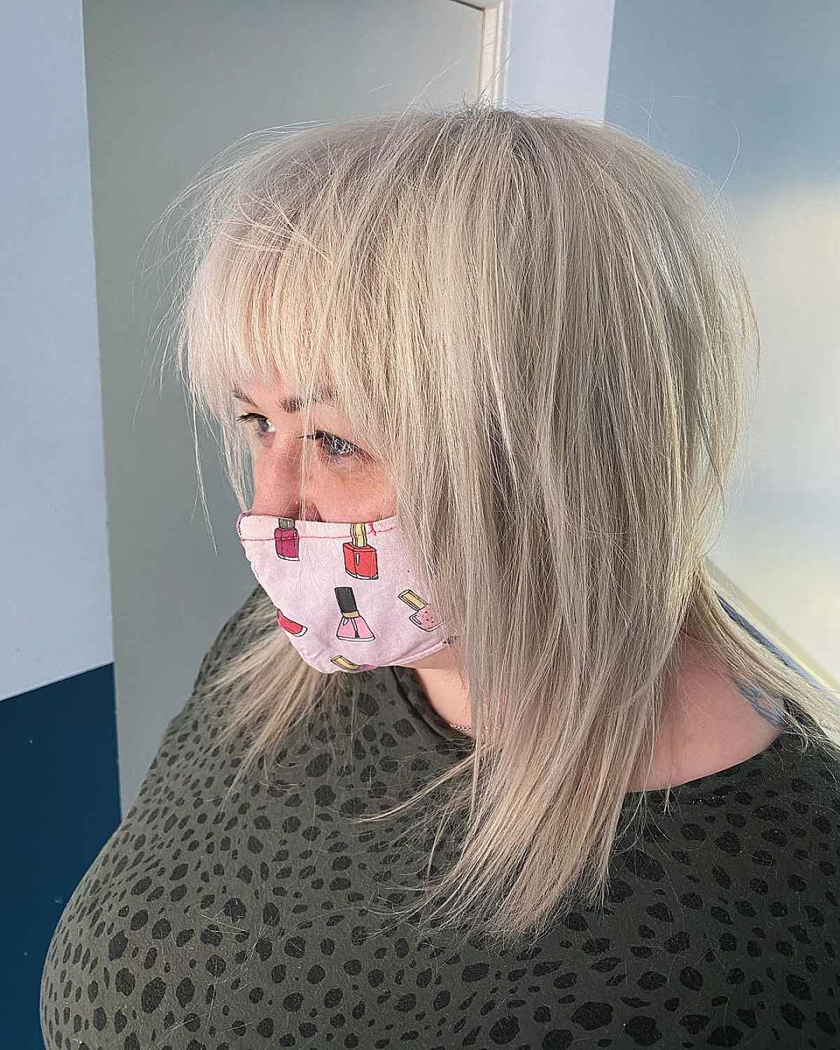 straight shag with soft layers for older ladies age 60