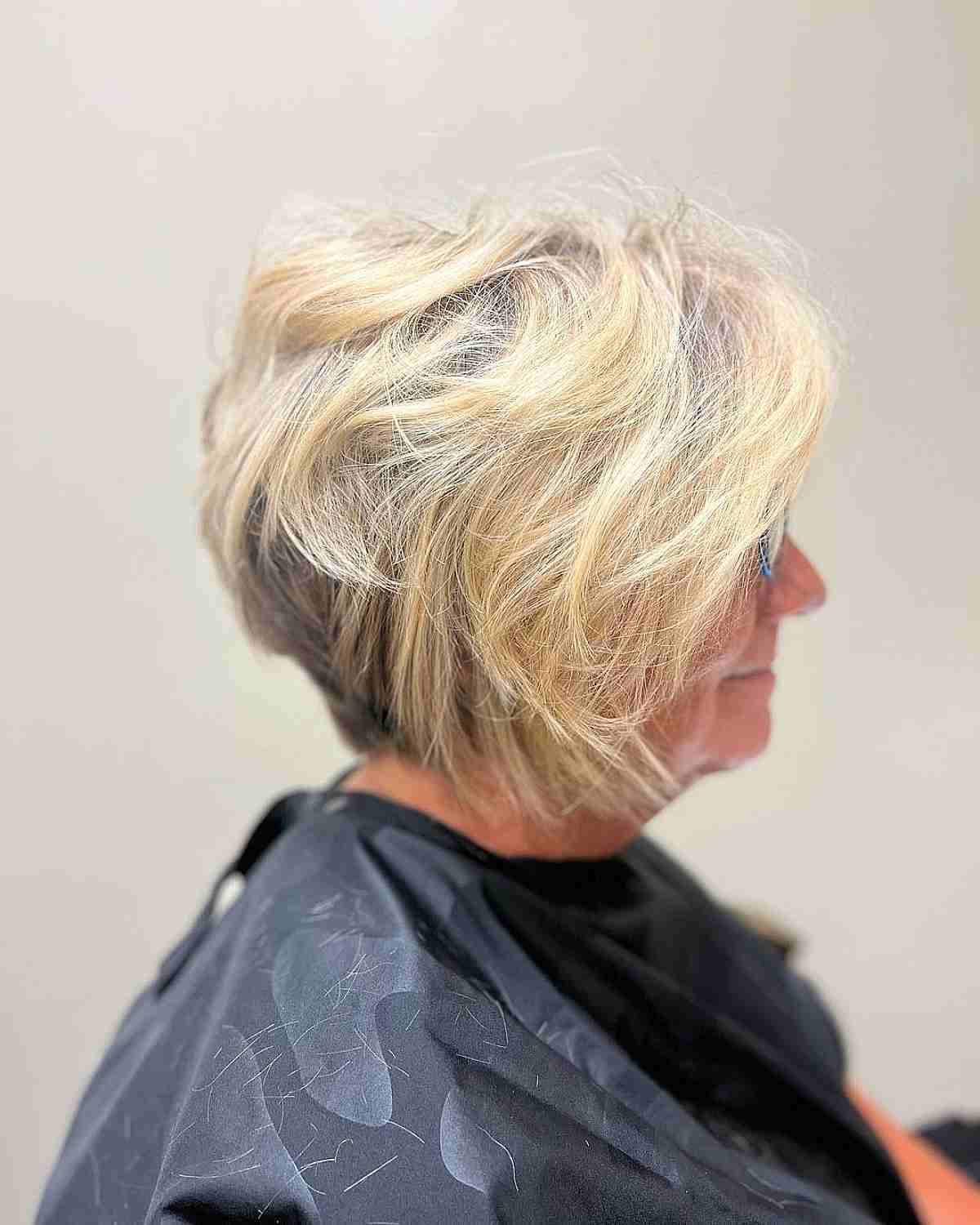 tousled pixie bob for ladies 70 and over